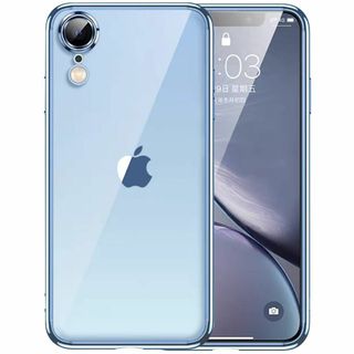 【色:ブルー_サイズ:iPhone XR用】iPhone XR ケース スマホケ(その他)