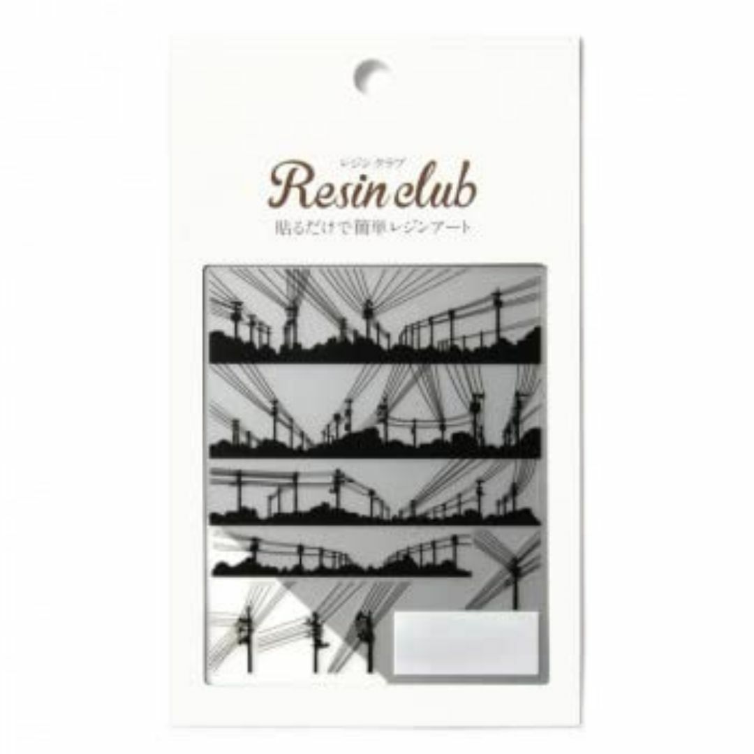 RESIN CLUB 【レジンクラブ】電柱 レジン用シール 両面印刷 RC-DE その他のその他(その他)の商品写真