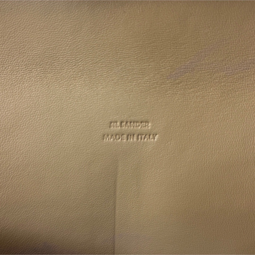 JIL SANDER(ジルサンダー)の人気♡JIL SANDER ジルサンダー ロゴ フラップ レザー クラッチバッグ レディースのバッグ(クラッチバッグ)の商品写真