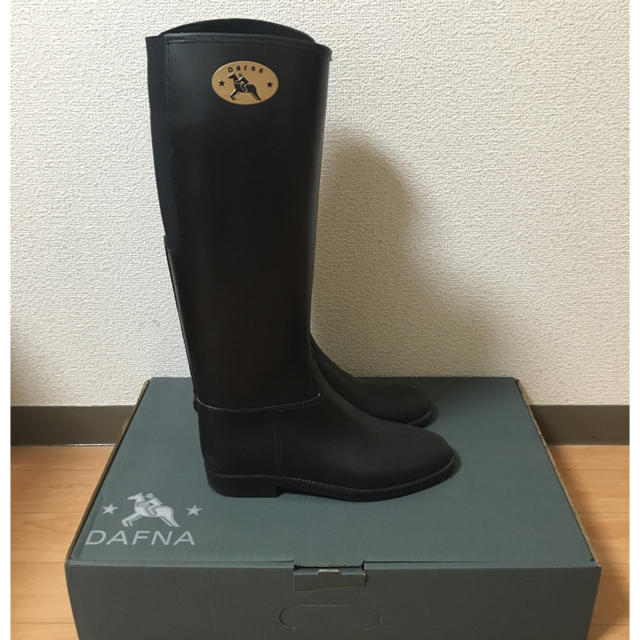 Dafna Boots(ダフナブーツ)のDAFNA ダフナ レインブーツ サイズ37 ブラック レディースの靴/シューズ(レインブーツ/長靴)の商品写真