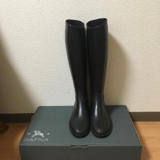 ダフナブーツ(Dafna Boots)のDAFNA ダフナ レインブーツ サイズ37 ブラック(レインブーツ/長靴)