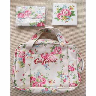 Cath Kidston - CathKidstonハンドバッグポーチ&手鏡&ティッシュカバー