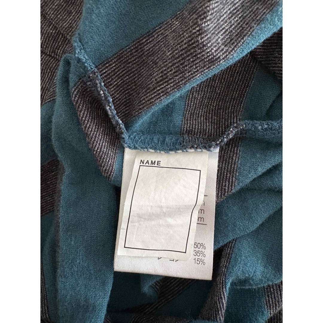 COMME CA ISM(コムサイズム)のCOMME CA ISM コムサイズム　ボーダーポロシャツ　120 キッズ/ベビー/マタニティのキッズ服男の子用(90cm~)(Tシャツ/カットソー)の商品写真