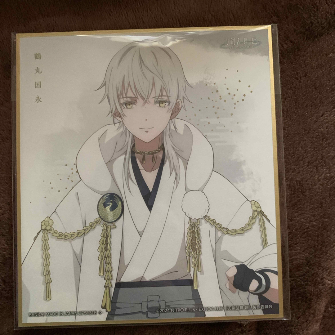 刀剣乱舞 鶴丸国永 色紙 エンタメ/ホビーのおもちゃ/ぬいぐるみ(キャラクターグッズ)の商品写真