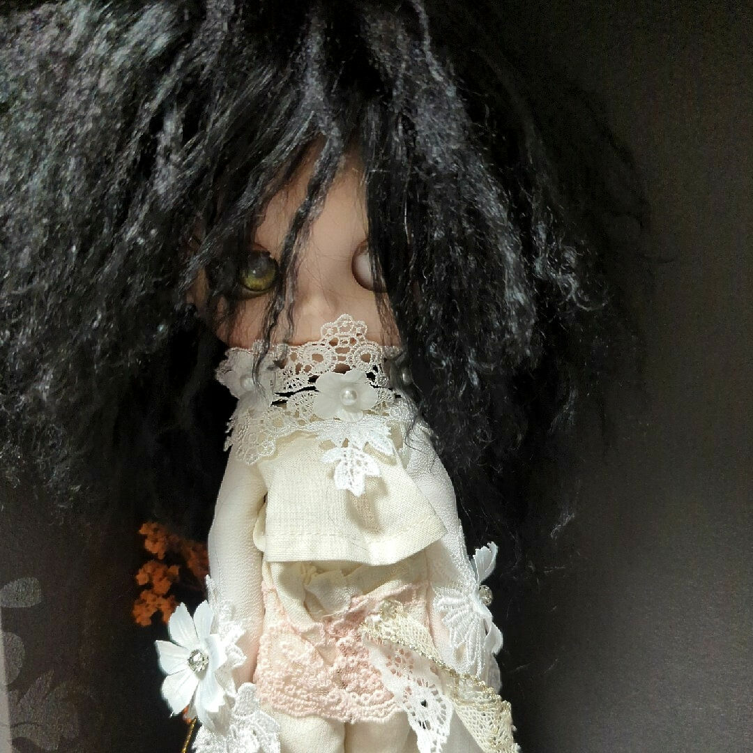 チベットラムウィッグ🖤SEXYブラック③ ハンドメイドのぬいぐるみ/人形(人形)の商品写真
