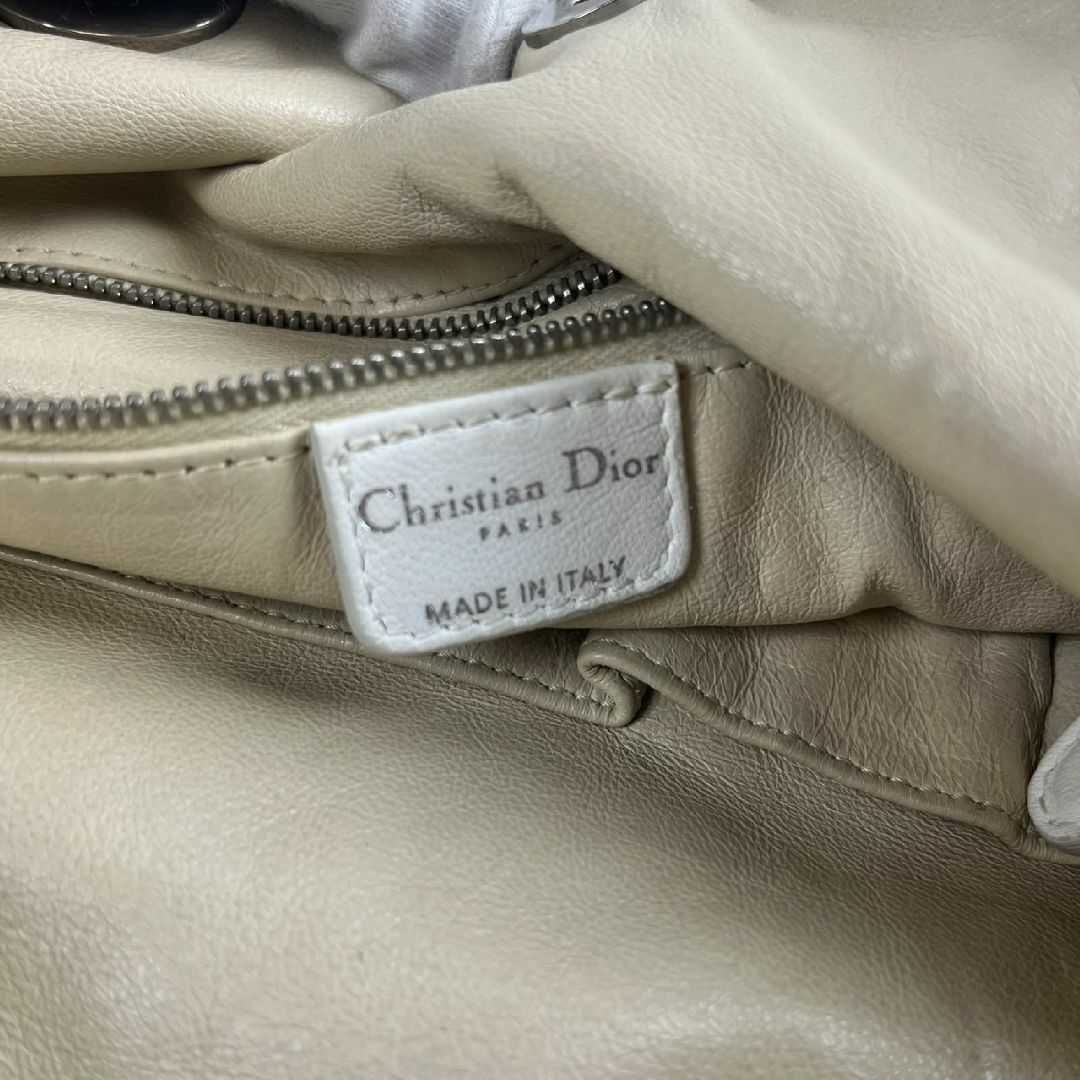 Christian Dior - Christian Dior 編み込み レザーバッグ
