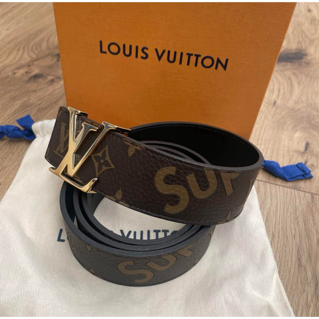 LOUIS VUITTON(ルイヴィトン)のLouis Vuitton Supreme ベルト 正規品 メンズのファッション小物(ベルト)の商品写真