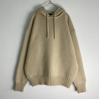 ダブルアールエル(RRL)のダブルアールエル　ニット　RRL ブリティッシュウール パーカー フーディー(パーカー)