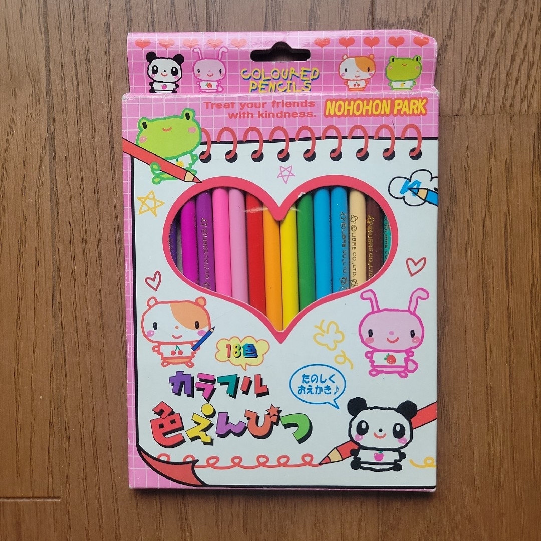 NOHOHON PARK 色鉛筆 18本入り エンタメ/ホビーのアート用品(色鉛筆)の商品写真