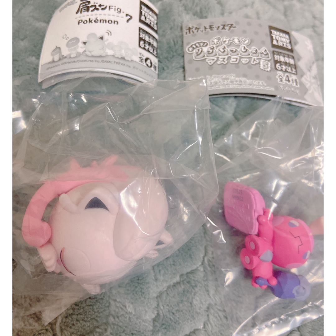T-ARTS(タカラトミーアーツ)のポケモン 肩ズン サケブシッポ りらくっしょん カヌチャン セット エンタメ/ホビーのおもちゃ/ぬいぐるみ(キャラクターグッズ)の商品写真