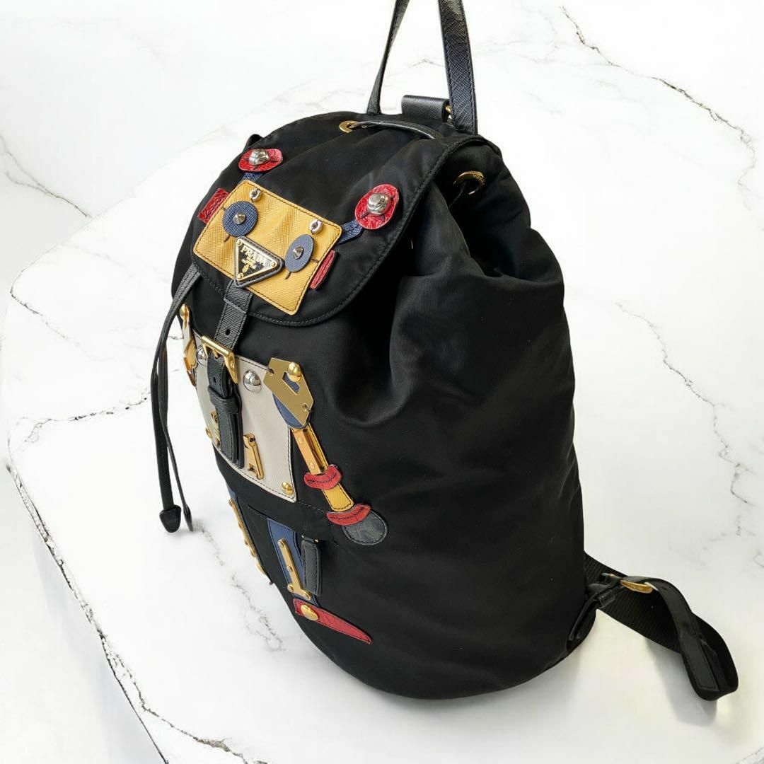 プラダ リュック バックパック マルチカラー 1BZ032 ロボット バッグ
