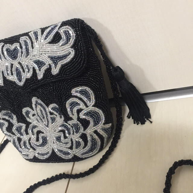 Grimoire(グリモワール)の🎵vintage🎵総ビーズ刺繍 ショルダーbag✨ レディースのバッグ(ショルダーバッグ)の商品写真