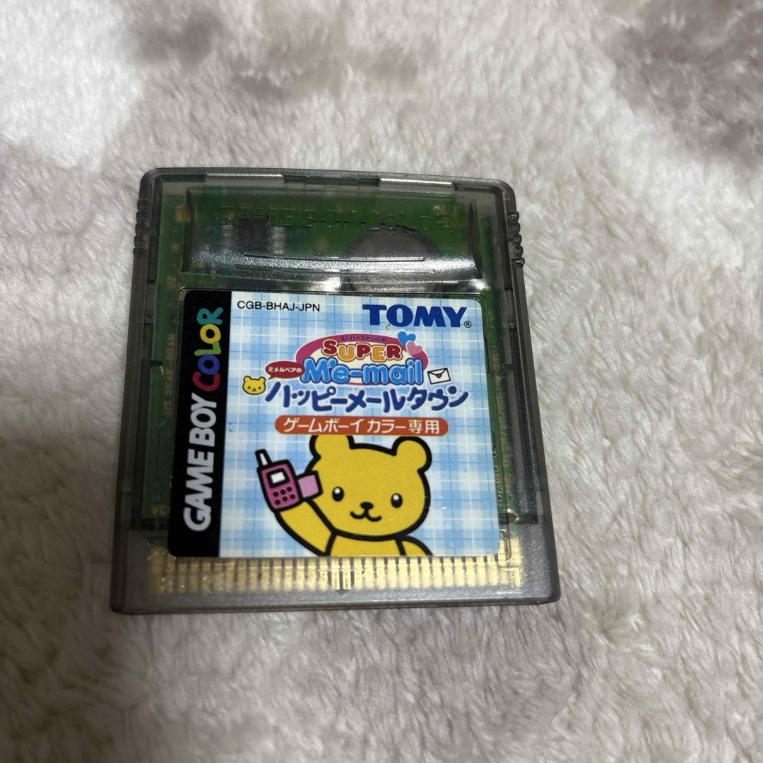 ゲームボーイ(ゲームボーイ)のハッピーメールタウン　ゲームボーイカラー専用ソフト エンタメ/ホビーのゲームソフト/ゲーム機本体(携帯用ゲームソフト)の商品写真