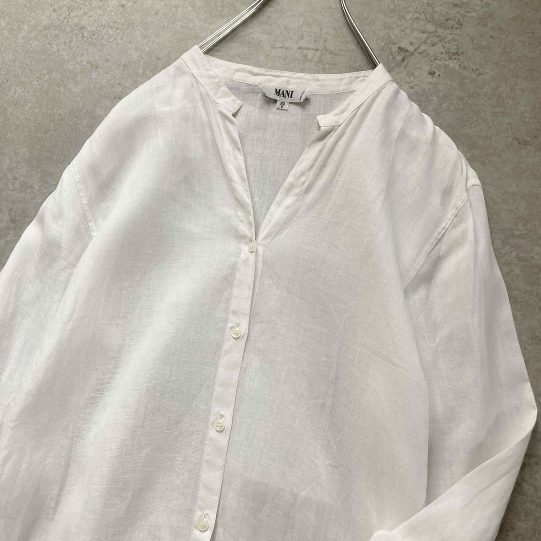 EMPORIO ARMANI アルマーニ シャツ リネンシャツ エンポリオ