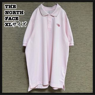 ザノースフェイス(THE NORTH FACE)の 【ノースフェイス】半袖ポロシャツ　刺繍　ピンク　速乾　ワンポイントロゴ　F1(ポロシャツ)