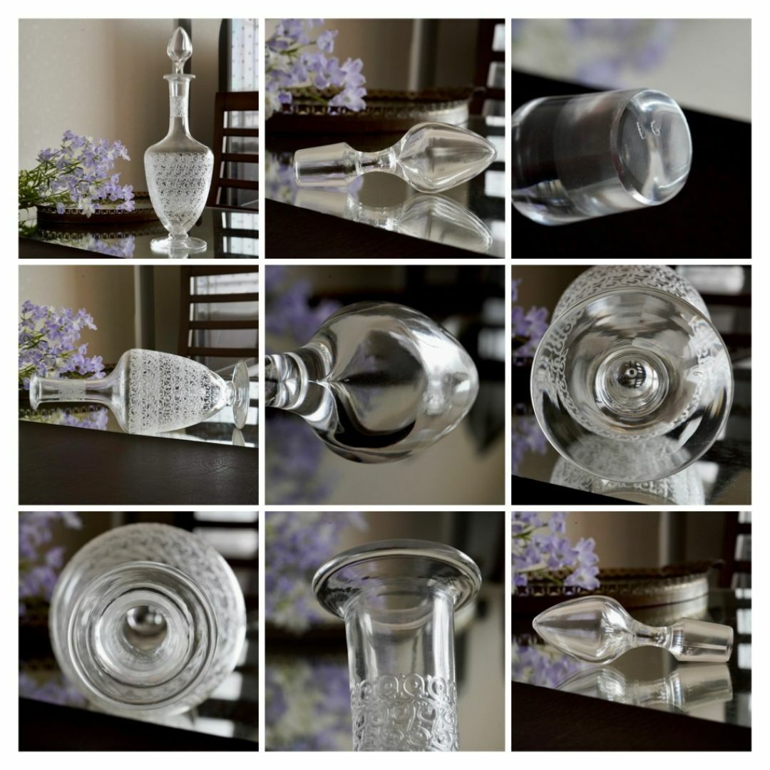 Baccarat(バカラ)のオールドバカラ★BACCARAT★アペリティフ デカンタ＆ワイングラス6脚セット インテリア/住まい/日用品のキッチン/食器(食器)の商品写真