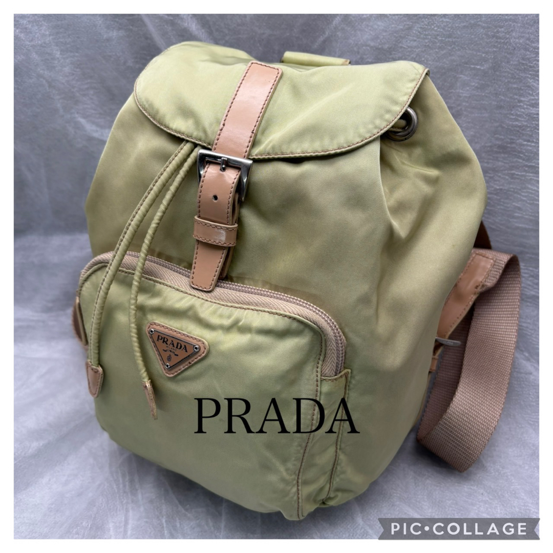 PRADA(プラダ)のPRADA プラダ　ナイロン　ミニリュック　バックパック　白タグ35 レディースのバッグ(リュック/バックパック)の商品写真