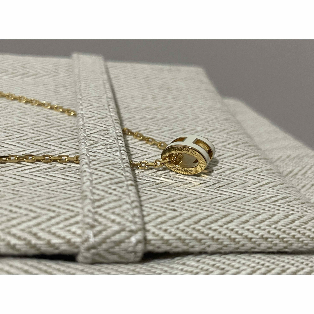 HERMES - 【新品】HERMES ポップアッシュミニ ホワイト ゴールド