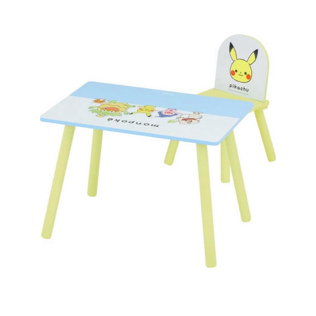 【新品】カトージ キッズテーブル&チェア モンポケ キッズ/ベビー/マタニティの寝具/家具(収納/チェスト)の商品写真