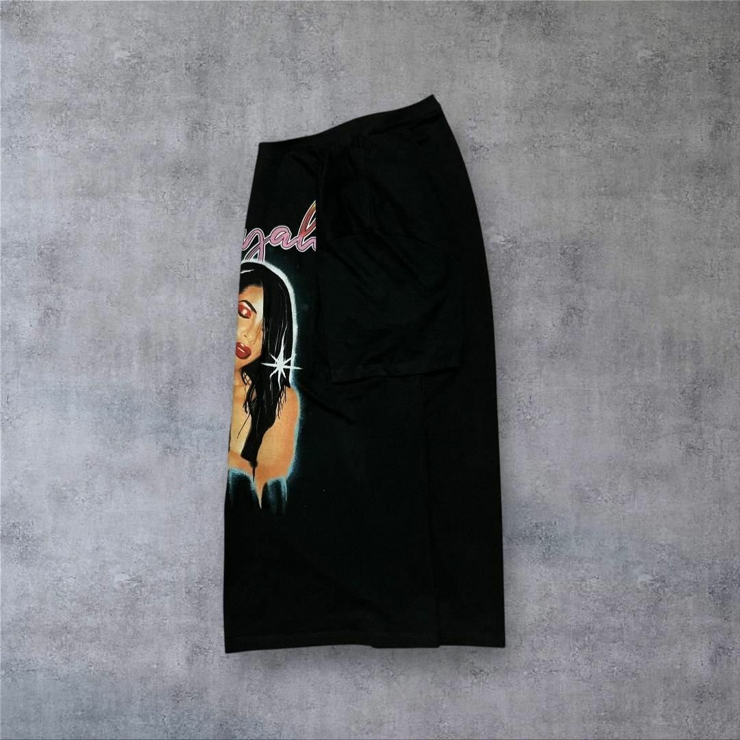 【1241】AALIYAH アリーヤアーティストTシャツ半袖黒ブラックMサイズ メンズのトップス(Tシャツ/カットソー(半袖/袖なし))の商品写真