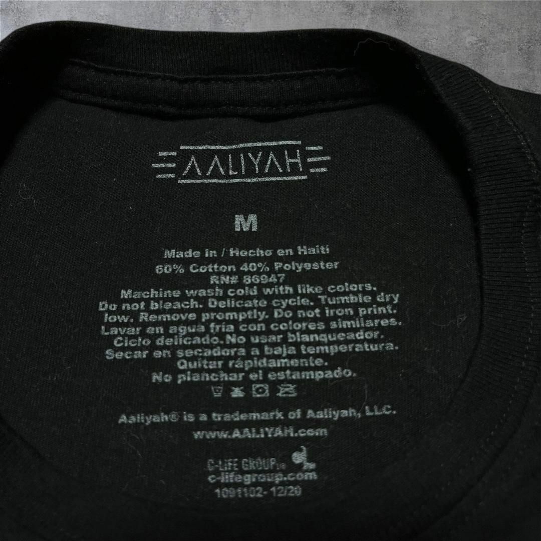 【1241】AALIYAH アリーヤアーティストTシャツ半袖黒ブラックMサイズ メンズのトップス(Tシャツ/カットソー(半袖/袖なし))の商品写真