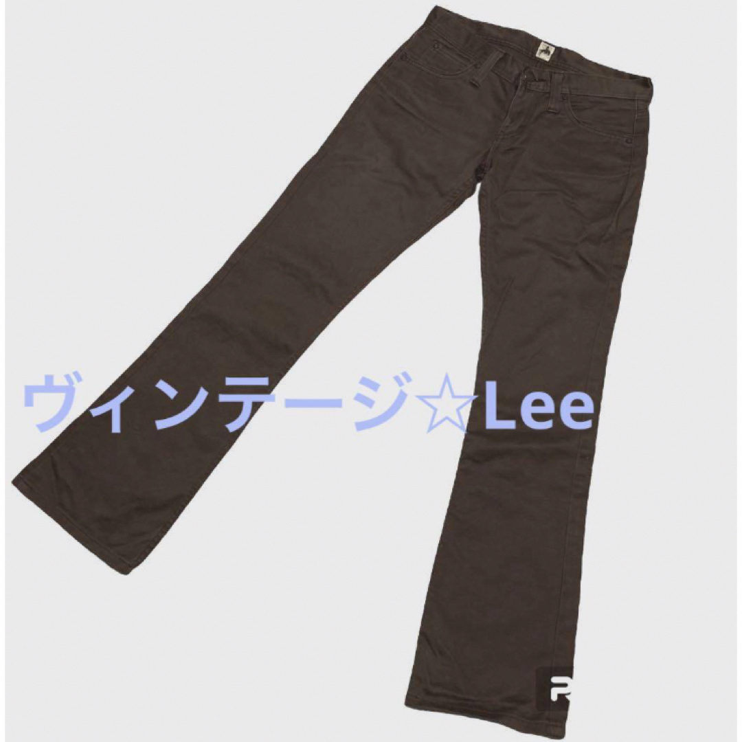 Lee(リー)のヴィンテージ☆Lee リー チョコレートブラウン 茶色 フレアパンツ レディースのパンツ(カジュアルパンツ)の商品写真