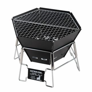 キャプテンスタッグ(CAPTAIN STAG) バーベキューコンロ 焚火台 1台(調理器具)