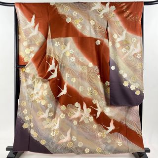 振袖 身丈161cm 裄丈65.5cm 正絹 秀品 【中古】(着物)