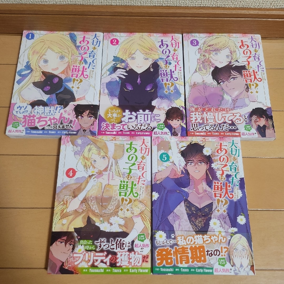 大切に育てたあの子は獣 5冊 エンタメ/ホビーの漫画(少女漫画)の商品写真