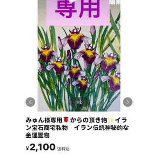 みゅん様専用🌹からの頂き物✨イラン宝石商宅私物　イラン伝統神秘的な金運置物(その他)