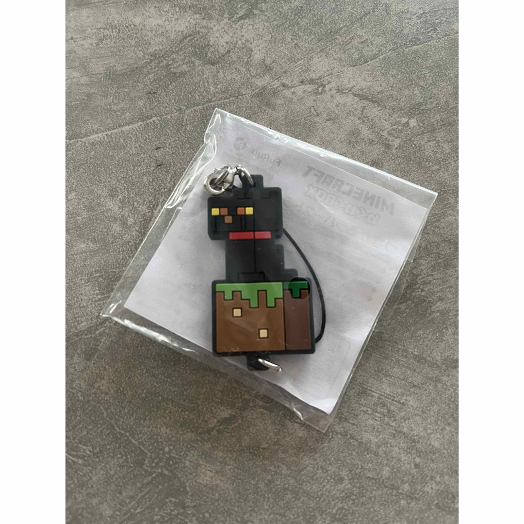 マインクラフト フリューくじ つながるラバーストラップ エンタメ/ホビーのおもちゃ/ぬいぐるみ(キャラクターグッズ)の商品写真