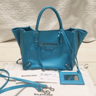 バレンシアガバッグ(BALENCIAGA BAG)の美品  バレンシアガ  ミニペーパー ジップ(ショルダーバッグ)