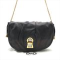 美品 DOLCE&GABBANA ドルチェアンドガッバーナ レザー ブラック チ