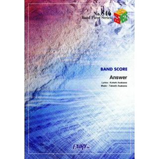 楽譜　Ａｎｓｗｅｒ　ｂｙ　ＦＬＯＷ／芸術・芸能・エンタメ・アート(楽譜)