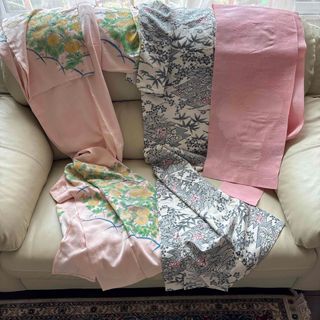 まとめ売り　単衣、絽名古屋帯(着物)