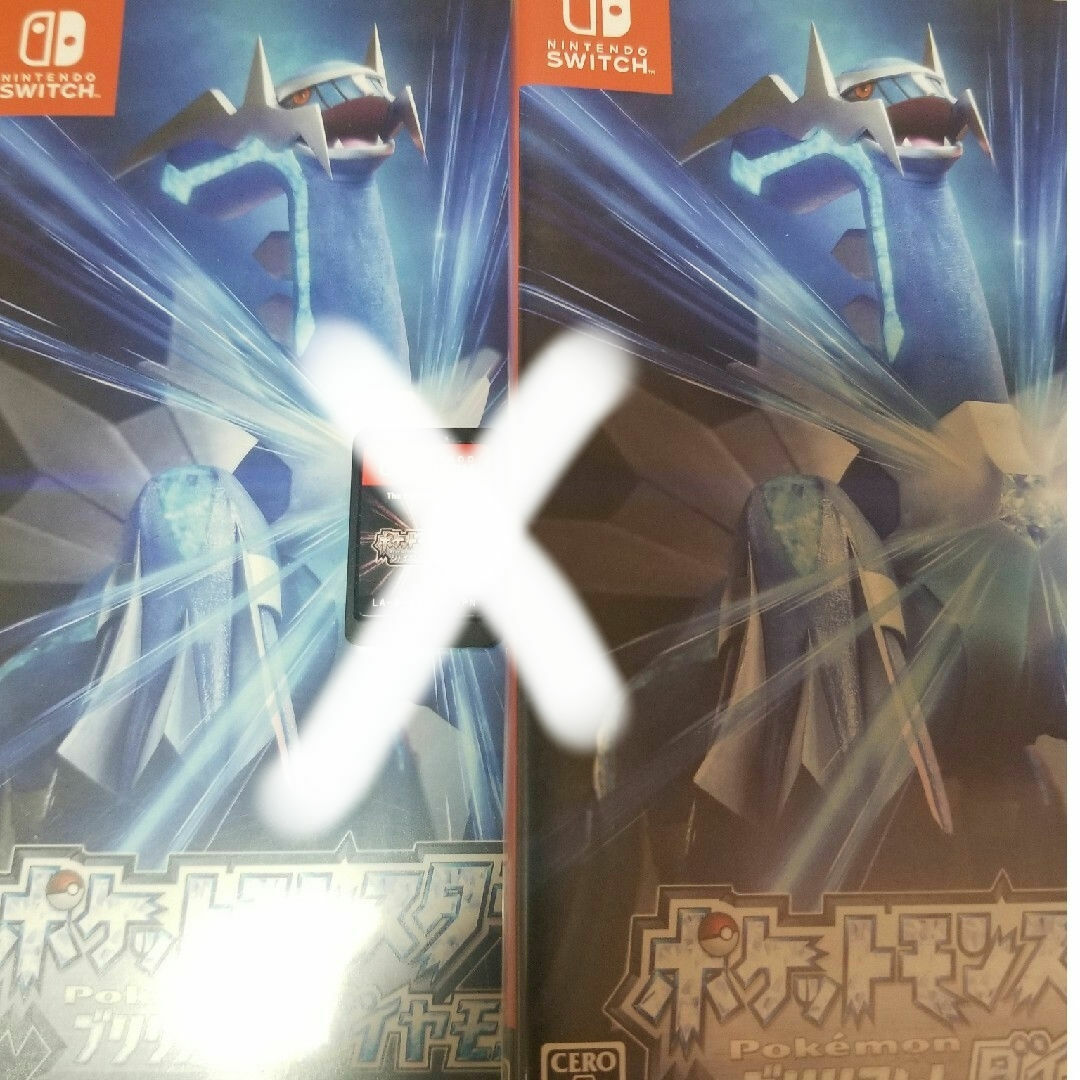 ポケモン(ポケモン)の405、ポケットモンスター ブリリアントダイヤモンドx 2 エンタメ/ホビーのゲームソフト/ゲーム機本体(家庭用ゲームソフト)の商品写真