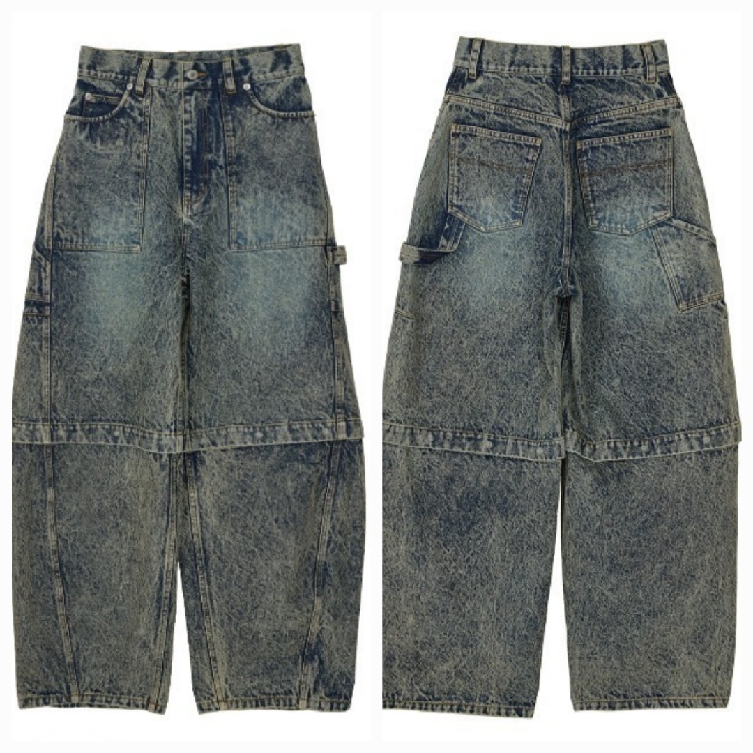 Ameri VINTAGE - AmeriVINTAGE MEDI 2WAY REMOVE DENIM パンツの