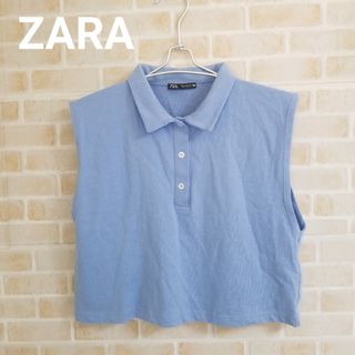 ザラ(ZARA)のZARA ノースリーブポロシャツ(ポロシャツ)