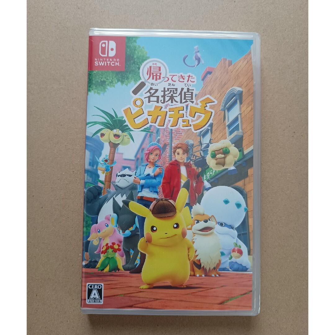 ポケモン(ポケモン)の帰ってきた 名探偵ピカチュウ Nintendo Switch エンタメ/ホビーのゲームソフト/ゲーム機本体(家庭用ゲームソフト)の商品写真