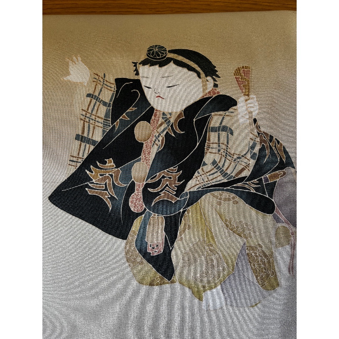 ⭐︎塩瀬九寸名古屋帯童子遊び正絹⭐︎