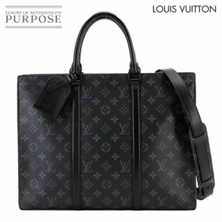ルイヴィトン(LOUIS VUITTON)の新品同様 ルイ ヴィトン LOUIS VUITTON モノグラム エクリプス サックプラ ホリゾンタル ジップ 2way ビジネス バッグ M45265 VLP 90258239(ビジネスバッグ)