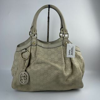 グッチ(GUCCI)のGucciグッチシマ ベージュ ハンドバッグ(ハンドバッグ)