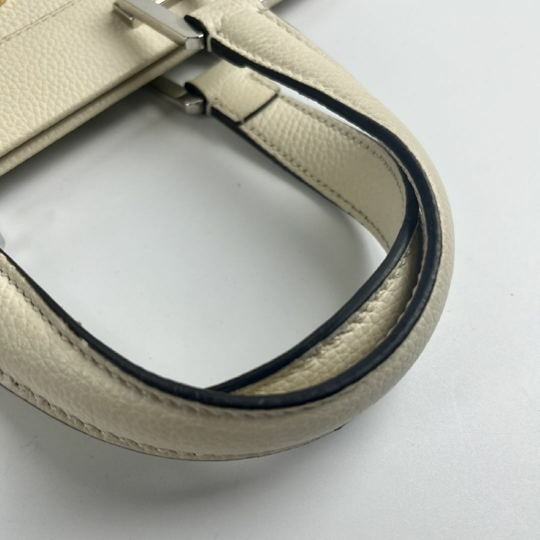 GUCCI クリーム色ズゥミ2wayショルダーバッグ
