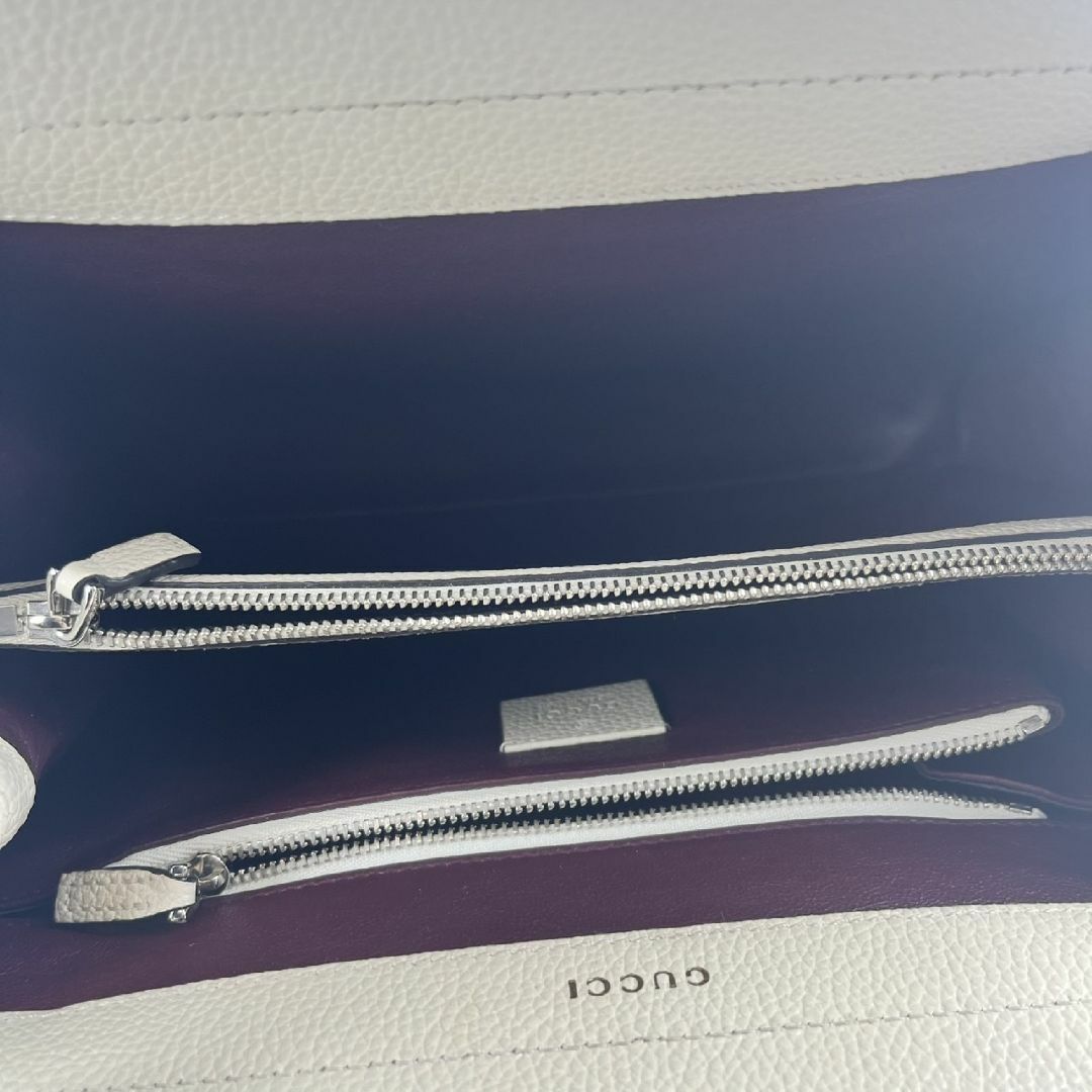 GUCCI クリーム色ズゥミ2wayショルダーバッグ GUCCI - GUCCI クリーム色ズゥミ2wayショルダーバッグ の通販 by