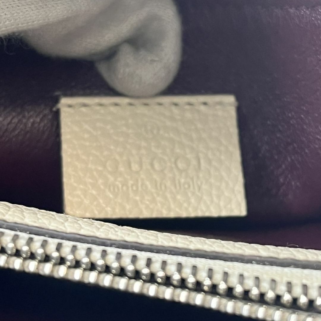 GUCCI - GUCCI クリーム色ズゥミ2wayショルダーバッグ の通販 by