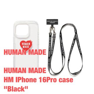 HUMAN MADE HM IPhone 16Pro case  "Black"(iPhoneケース)