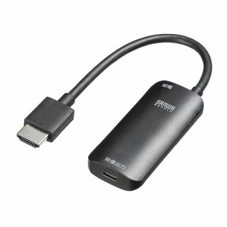 【新着商品】サンワサプライ HDMI-Type-C（DP Altモード）変換アダ(PC周辺機器)