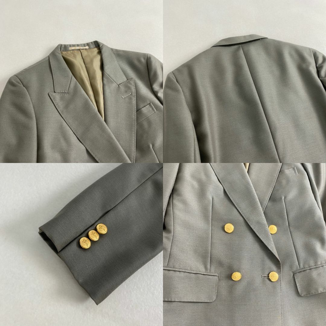 BURBERRY - バーバリー スーツセットアップ ダブル 金ロゴボタン