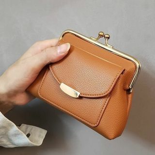 がま口財布 レディース　ミニウォレット コンパクト 小銭入れ カード収納(財布)