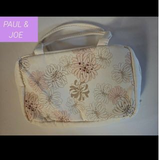 新品★【PAUL&JOE 】ポール&ジョー　クリザンテーム花柄ポーチ 持ち手付き